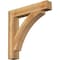 Ekena Millwork Thorton Block Rough Sawn Bracket, Western Red Cedar, 6"W x 38"D x 38"H BKT06X38X38THR05RWR - alternate 1